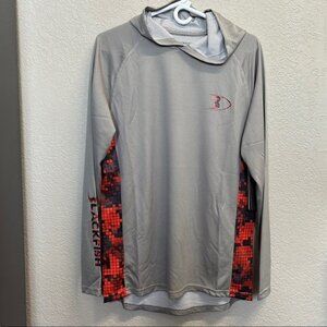 Men's Blackfish UPF Guide Hoodie (Red) - Size M